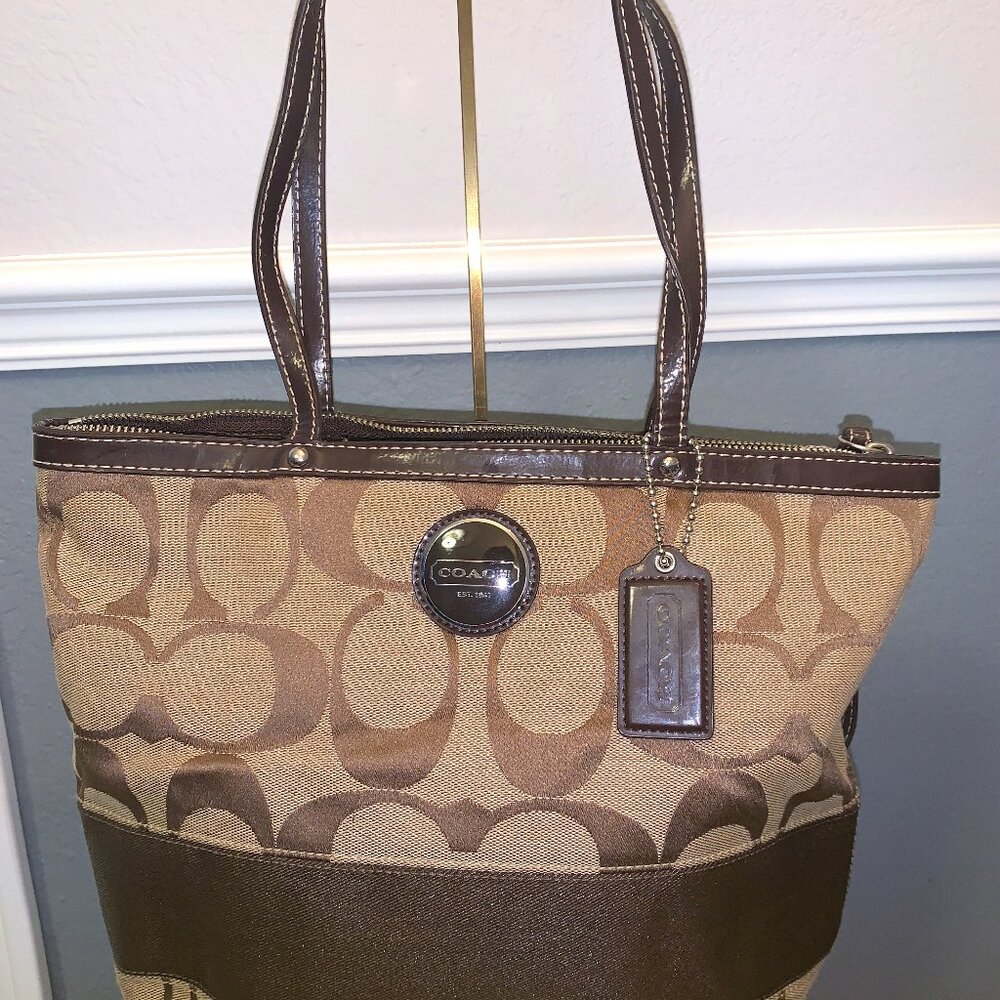Coach Canvas tote bag - Medium